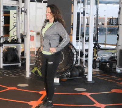 Alternating lunges