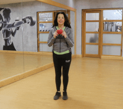 Kettlebell lateral lunge